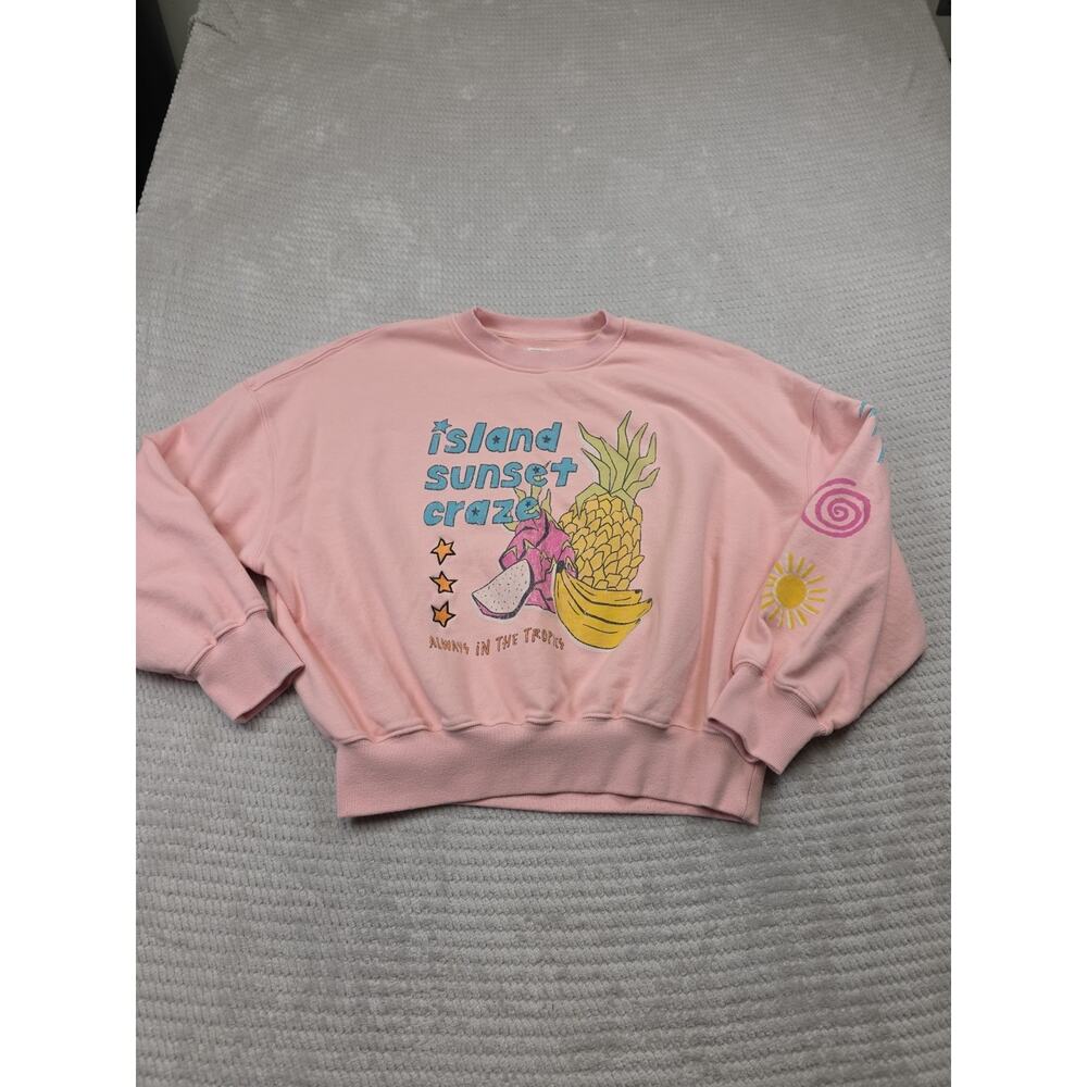 Cotton On Sweatshirt Womens Medium Island Sunset Craze